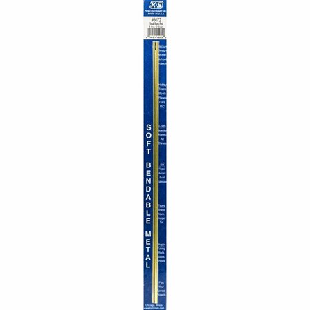 K&S PRECISION METALS BRASS ROD HBS/MDL BD 12in. 5072